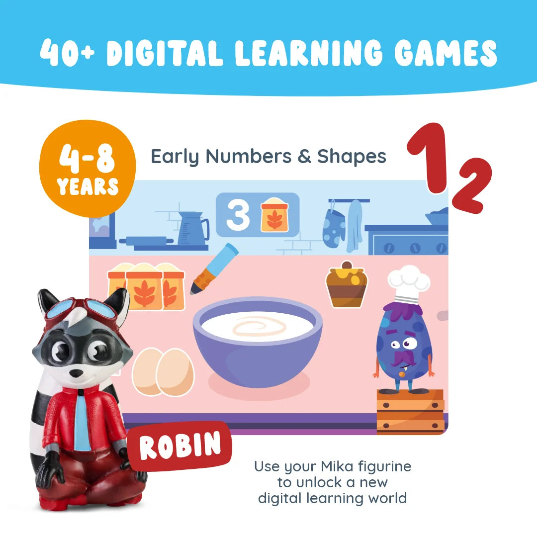 Early Numbers and Shapes with Robin