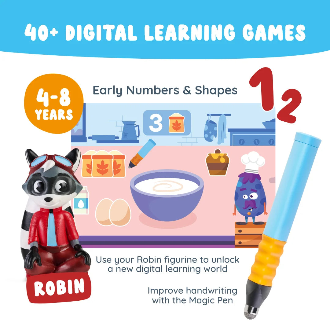 Early Numbers and Shapes with Robin